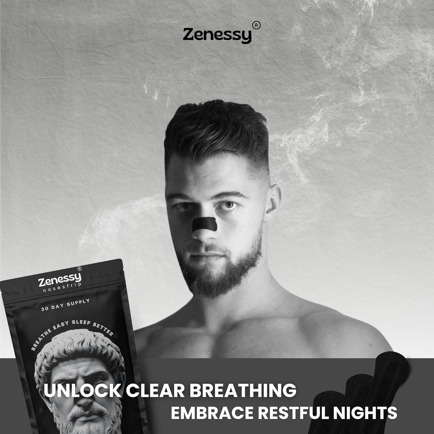 Tiras Nasales Zenessy - Fuerza Extra Anti-Ronquidos 30 Pzas