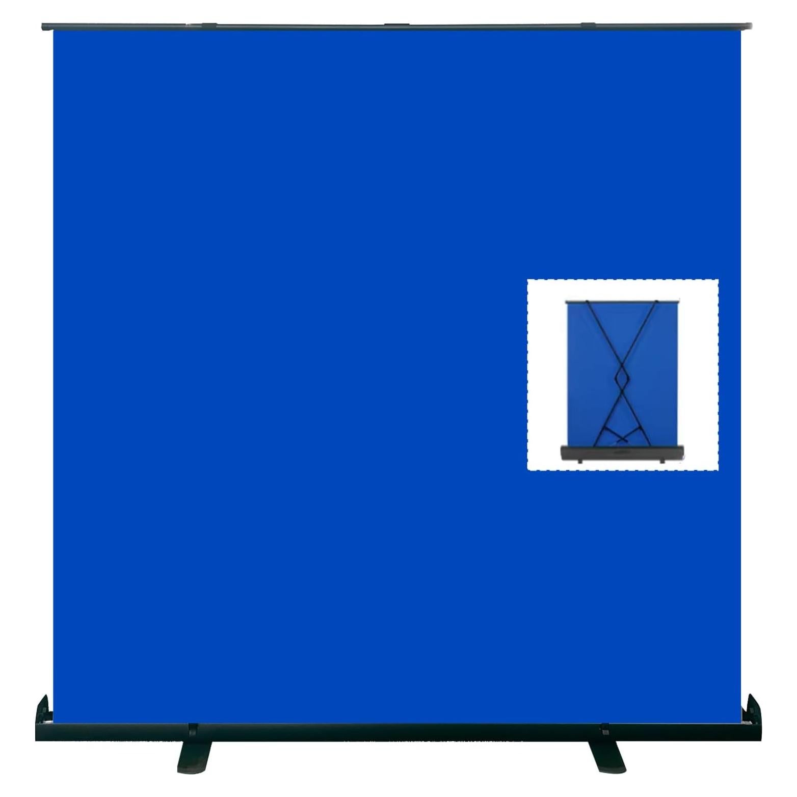 Pantalla Chroma Key Azul Retráctil LIHONG 151.6x210.8cm