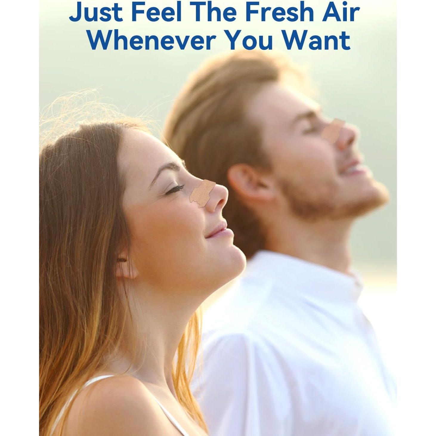 Tiras Nasales Antirronquidos Nantong 45 Piezas Adhesivo Extra