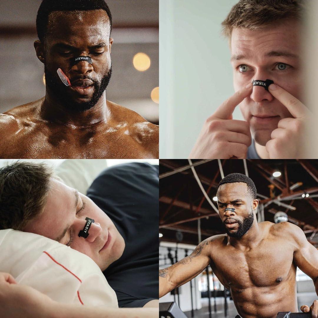 Tiras Nasales AIRWAAV 30 Ct - Mejora Sueño y Rendimiento