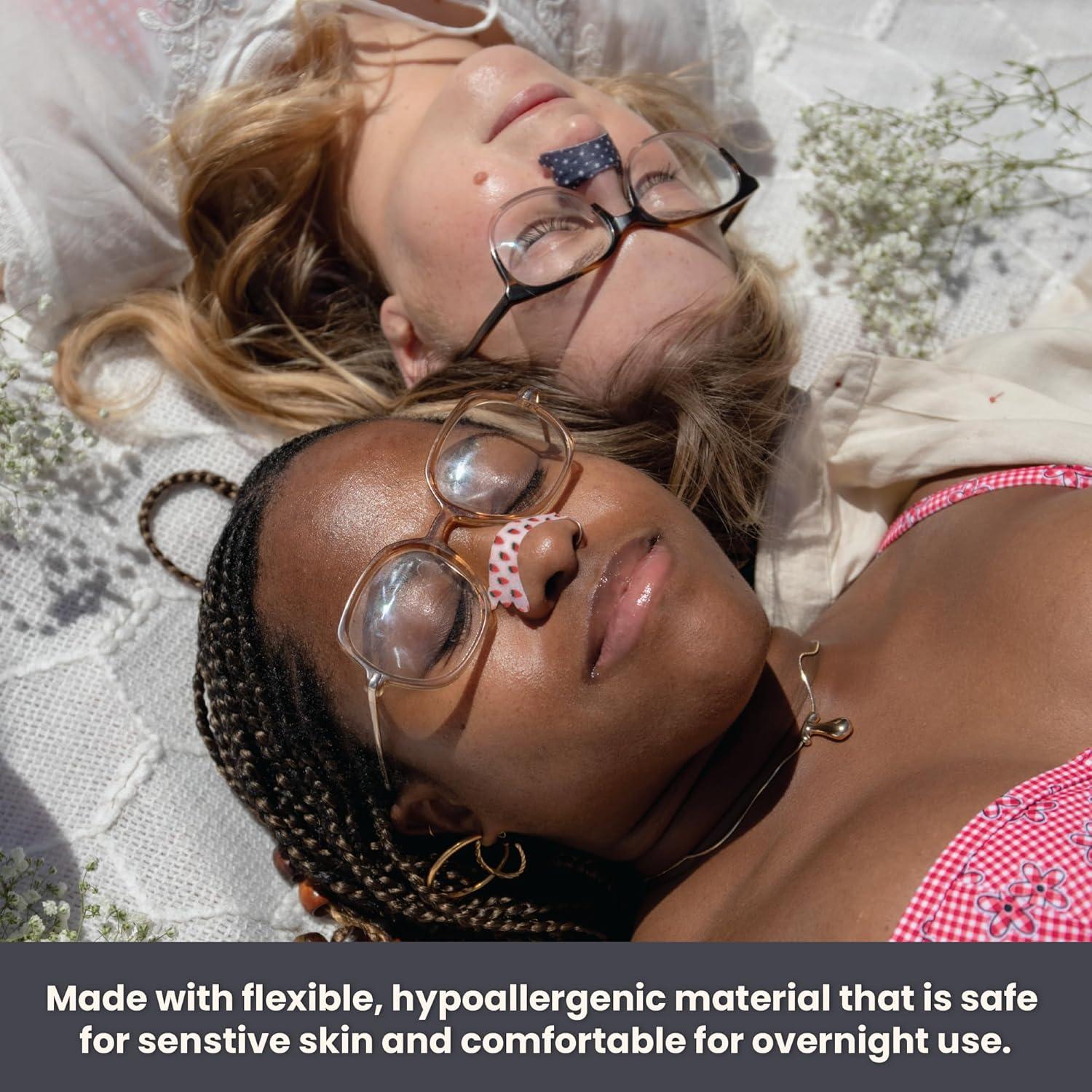 Tiras Nasales Breezys 25 Ct Alivio Congestión Fresas y Crema