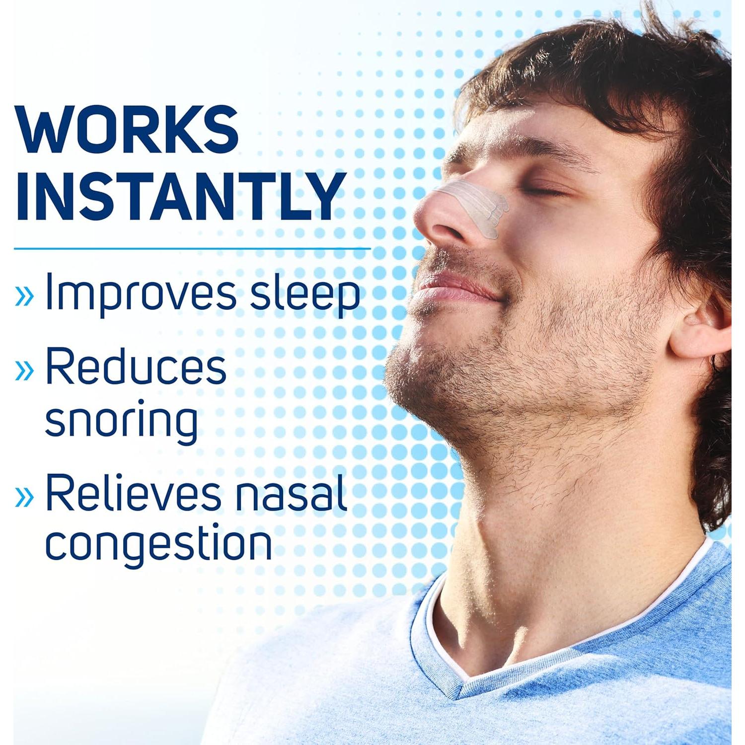 Tiras Nasales Transparentes ASO 50 ct Alivio Congestión