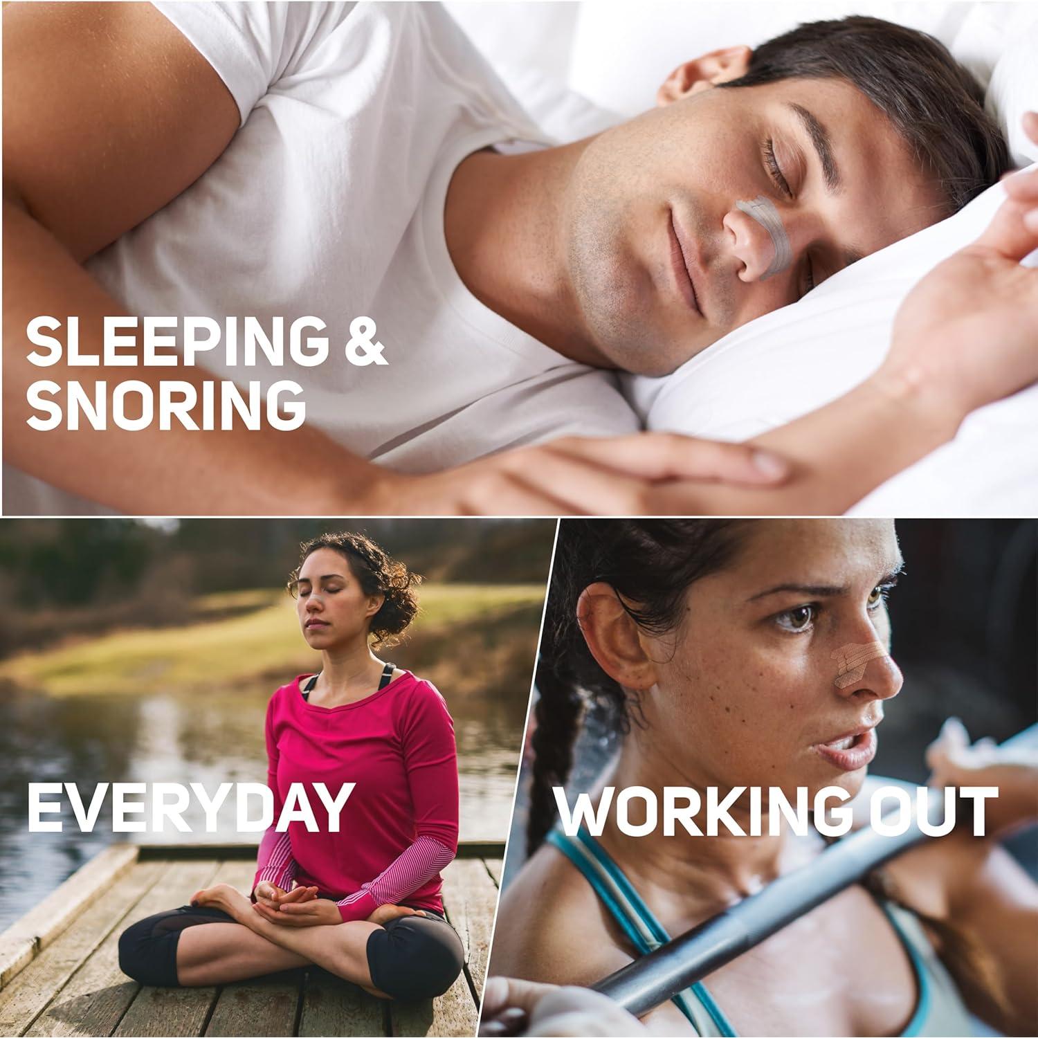 Tiras Nasales Transparentes ASO 50 ct Alivio Congestión