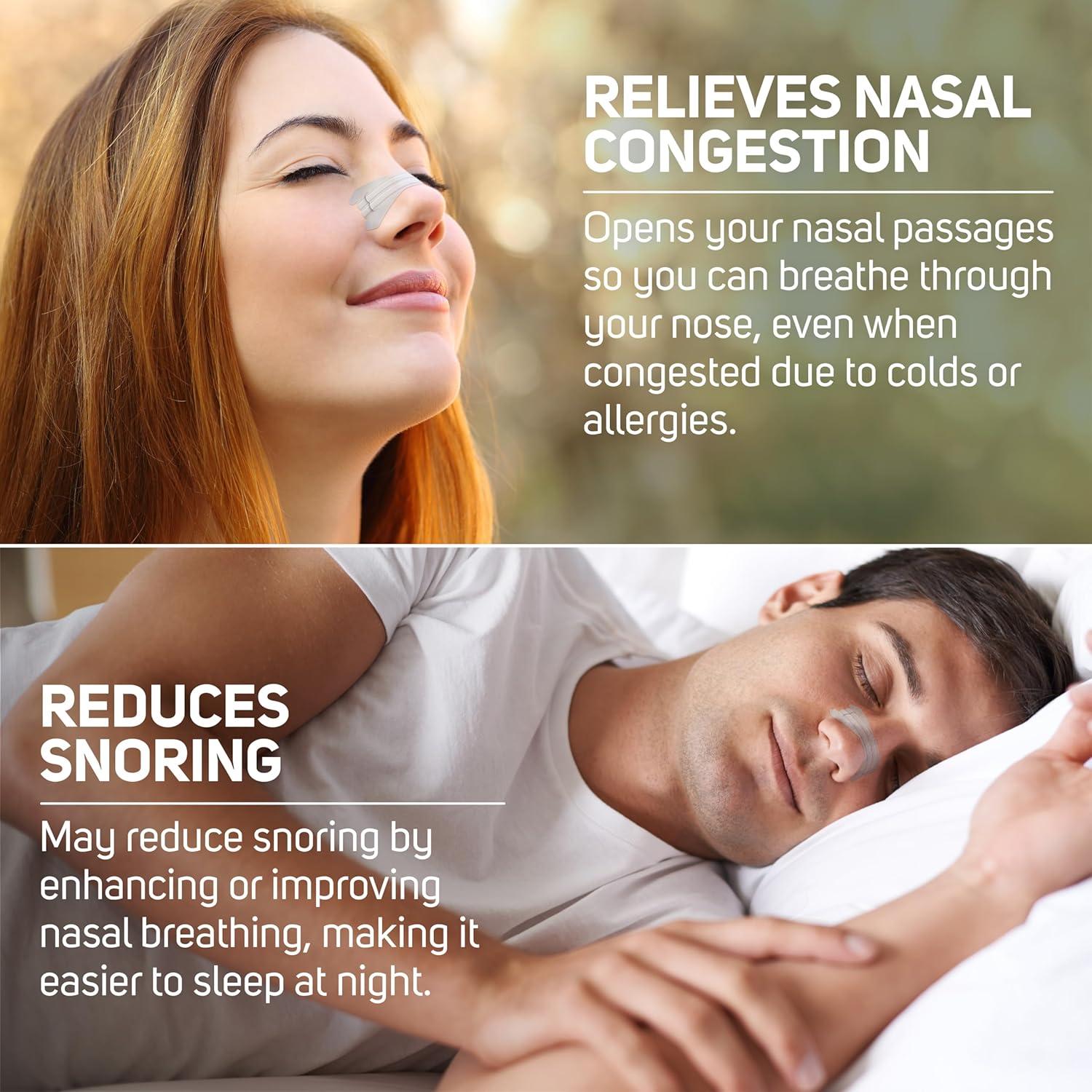 Tiras Nasales Transparentes ASO 50 ct Alivio Congestión