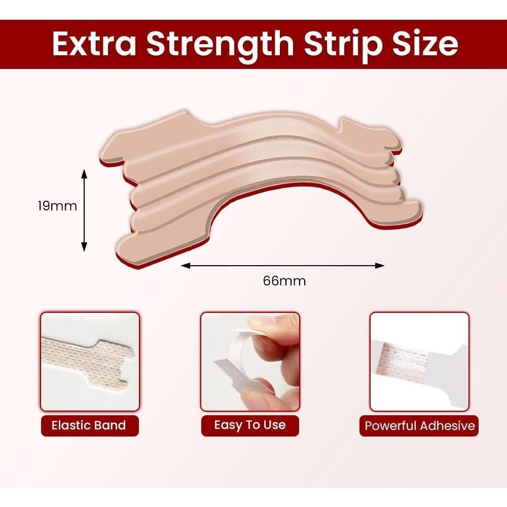 Tiras Nasales Massner Fuerza Extra 100 Unidades Beige