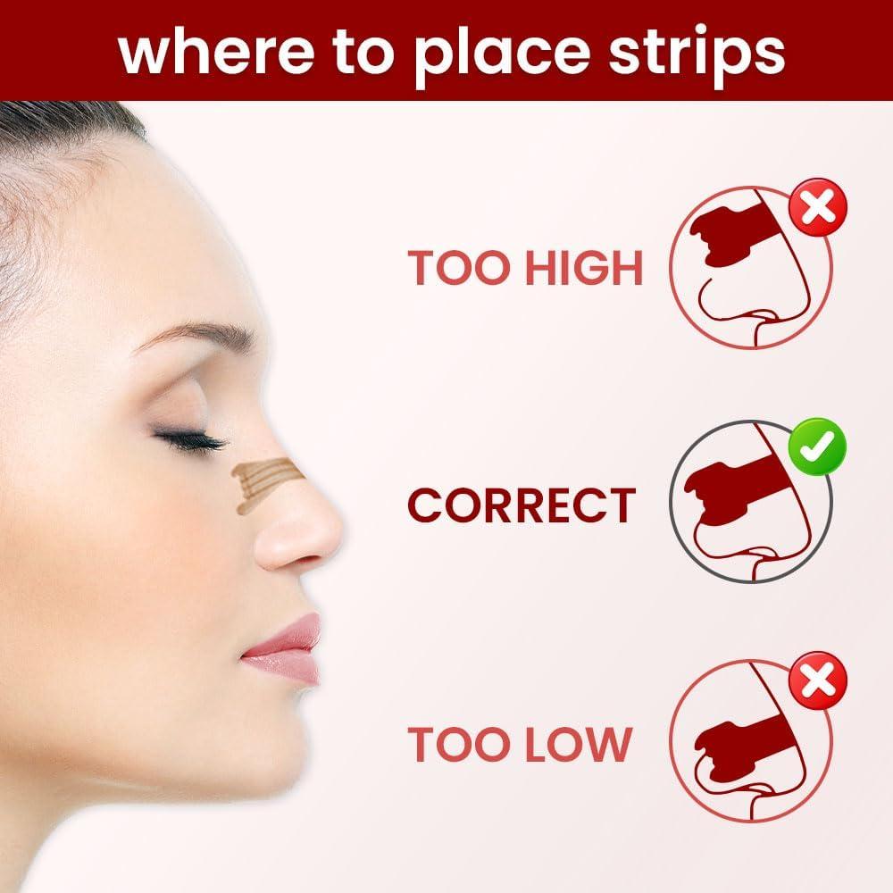 Tiras Nasales Massner Fuerza Extra 100 Unidades Beige