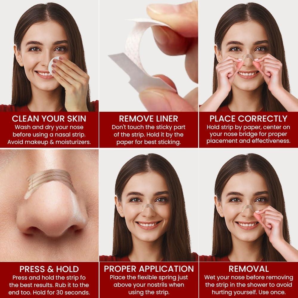 Tiras Nasales Massner Fuerza Extra 100 Unidades Beige