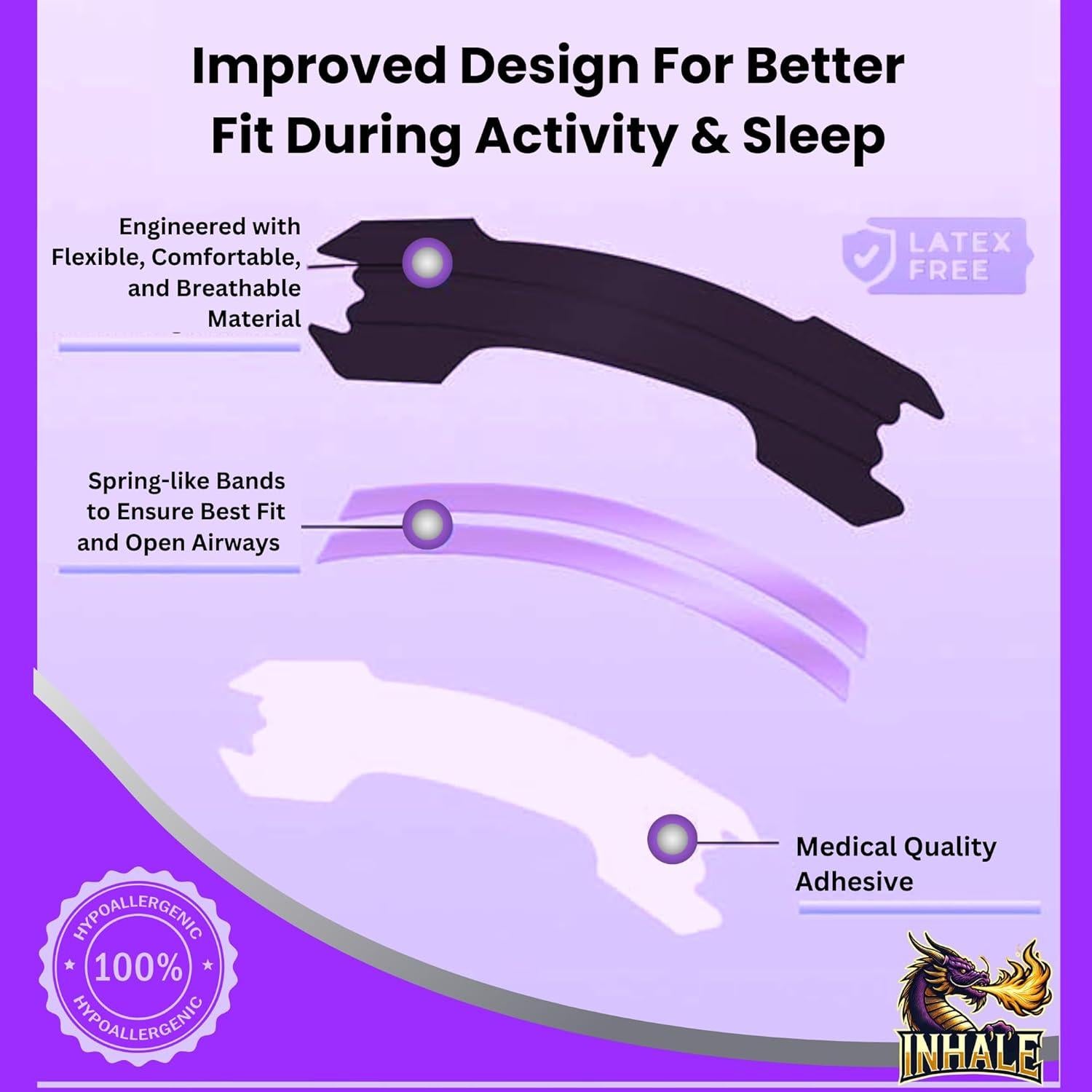 Tiras Nasales Dongguan 35 Unidades Alivio Ronquidos y Sueño