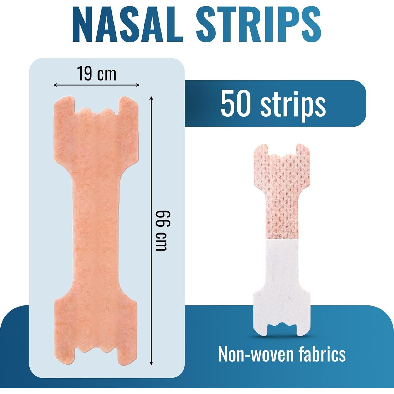 Tiras Nasales Antirronquidos Chic Derma 50 Piezas