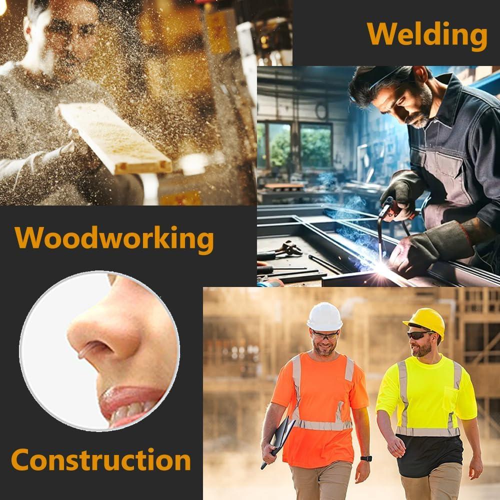 Filtros Nasales WoodyKnows S/M/L/XL para Polvo y Limpieza