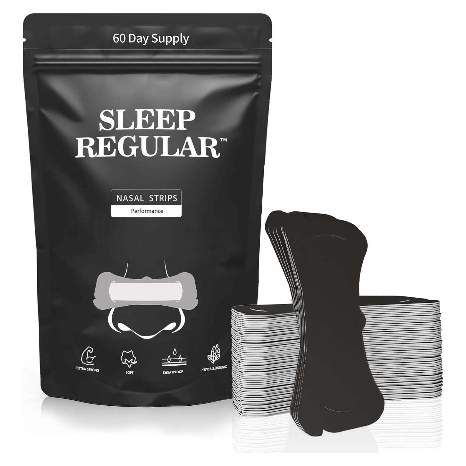 Tiras Nasales Sleep Regular para Atletas - 60 Unidades
