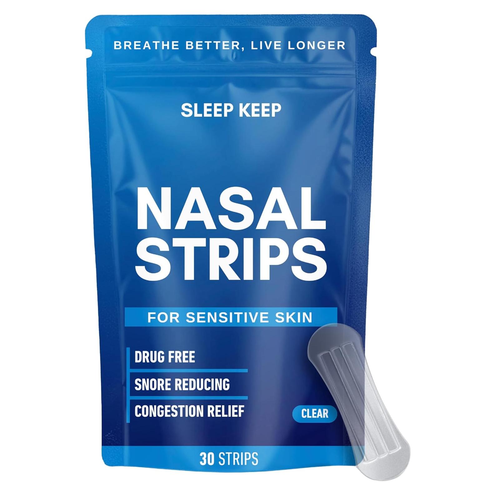 Tiras Nasales Sleep Keep PX1 para Ronquidos y Sueño