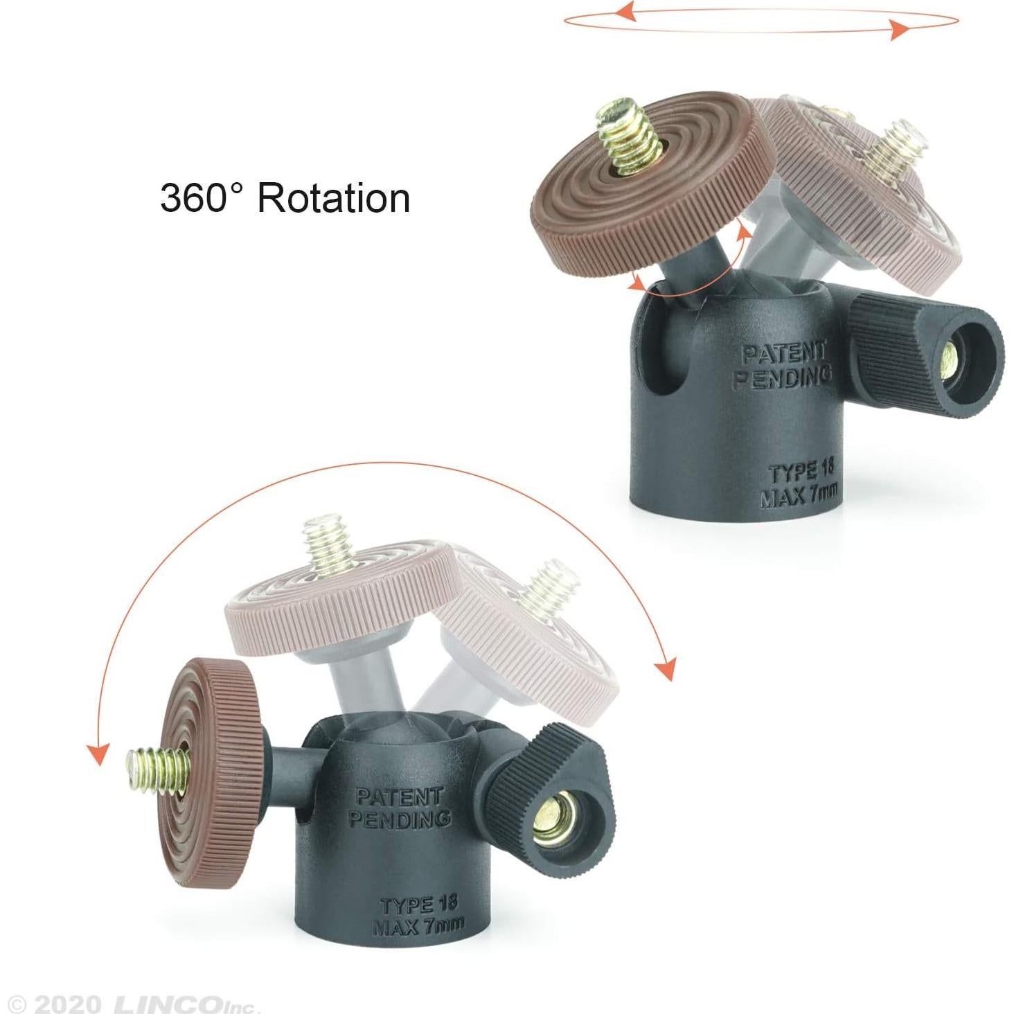 Soporte de trípode mini giratorio LINCO A020-4 para cámara