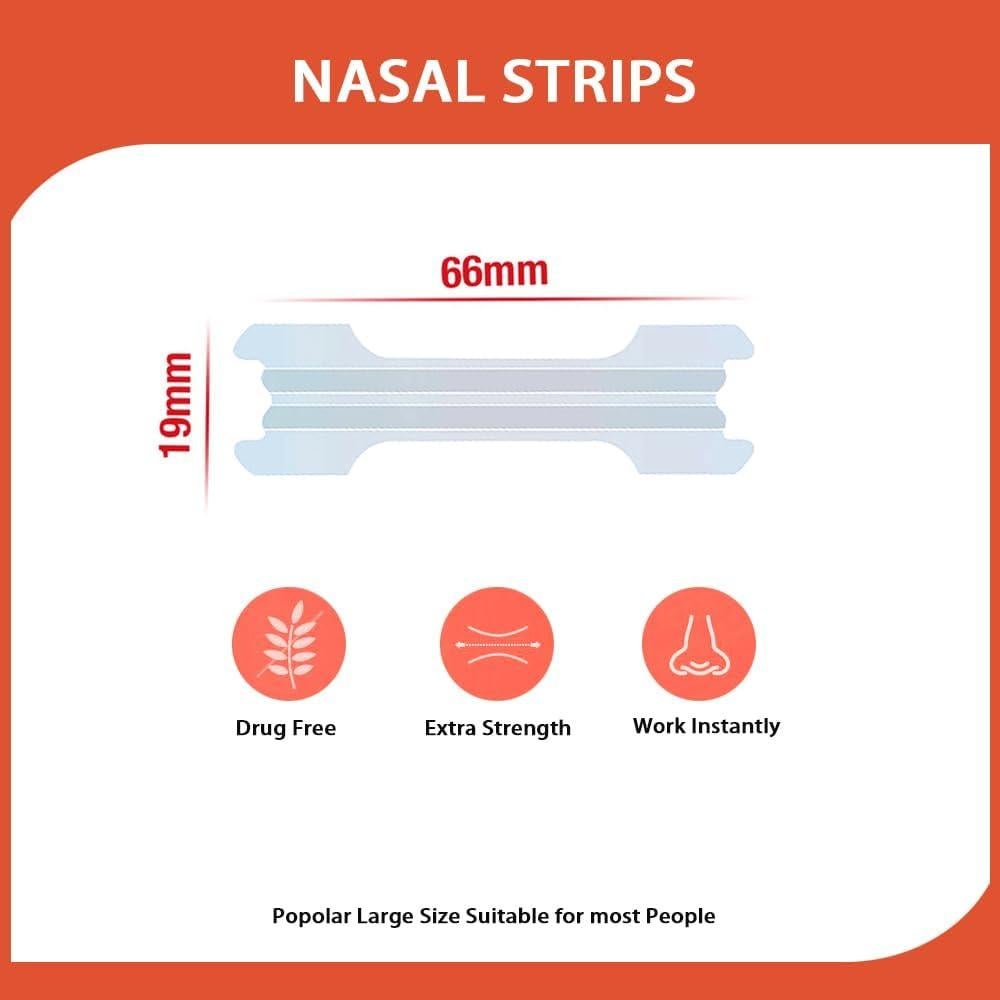 Tiras Nasales Antironquidos LYSWEET 50 Ct - Fuerza Extra