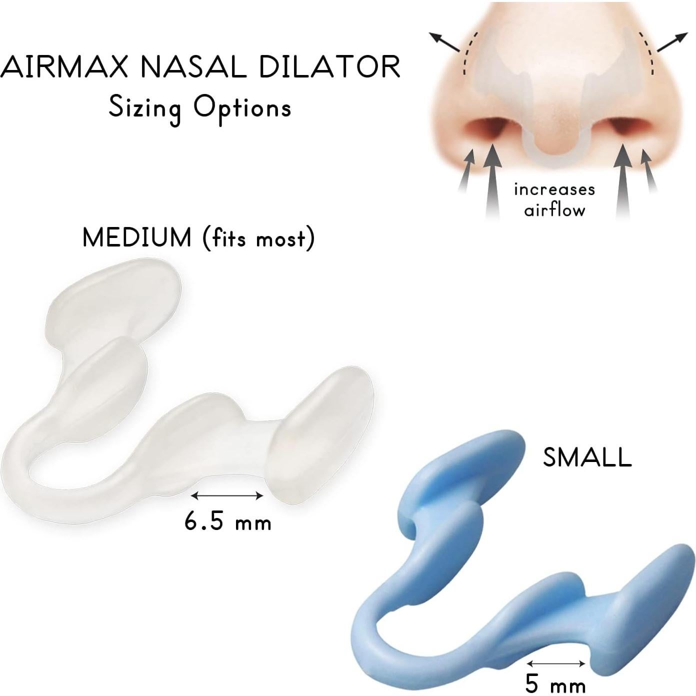 Dilatador Nasal AIRMAX - Mejora Respiración y Flujo de Aire