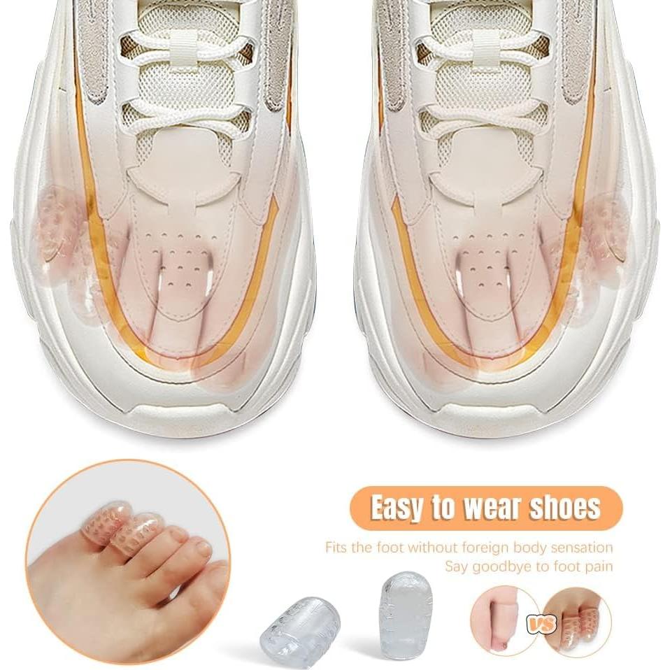 Protectores de Dedos de Silicona Koujut - Alivio para Maíces y Ampollas (12 Pzs)