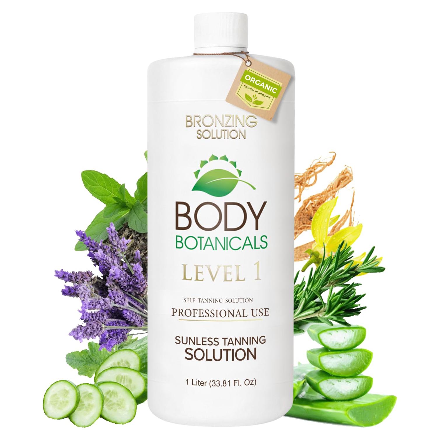 Bronceado sin sol Body Botanicals 1L - 7% DHA Orgánico