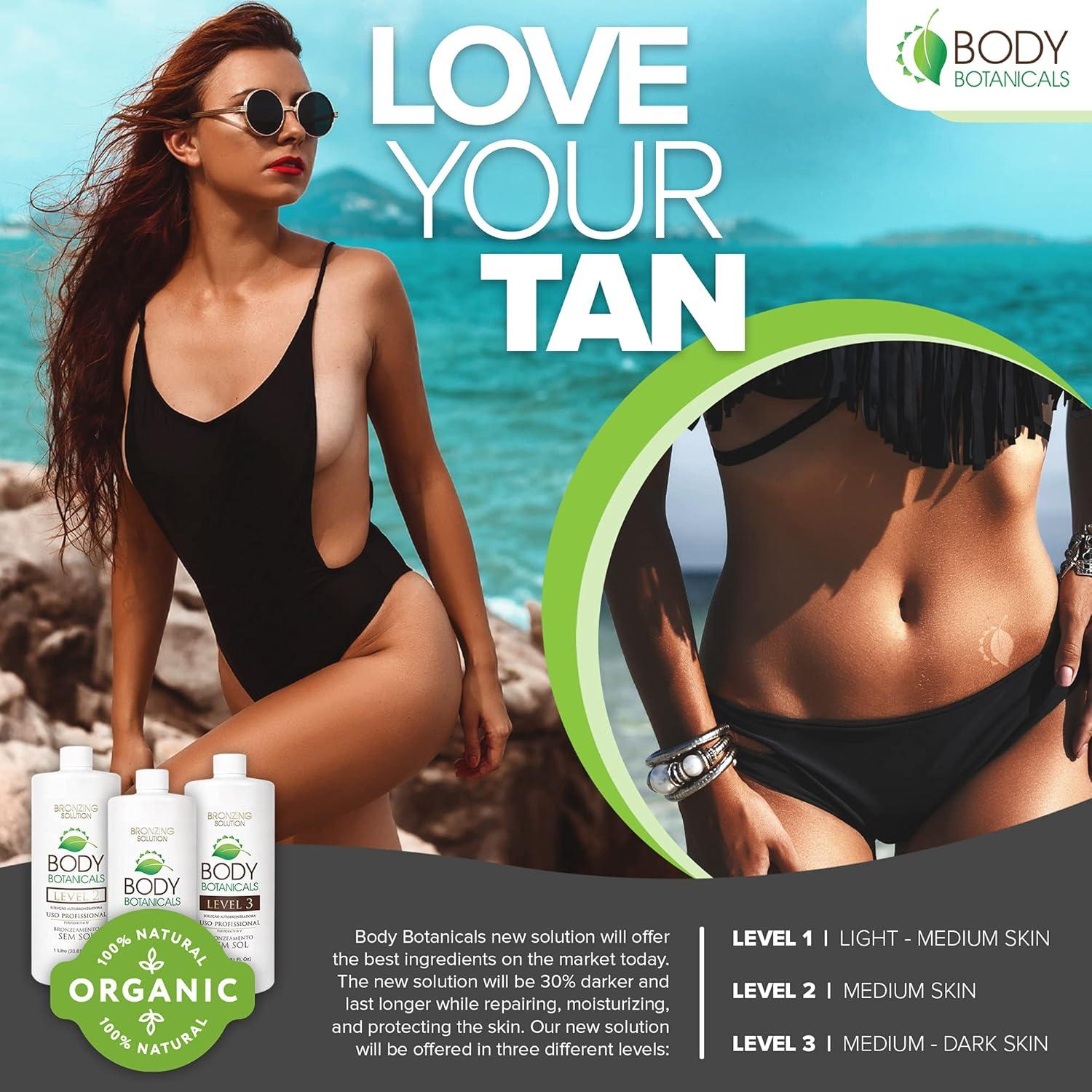 Bronceado sin sol Body Botanicals 1L - 7% DHA Orgánico