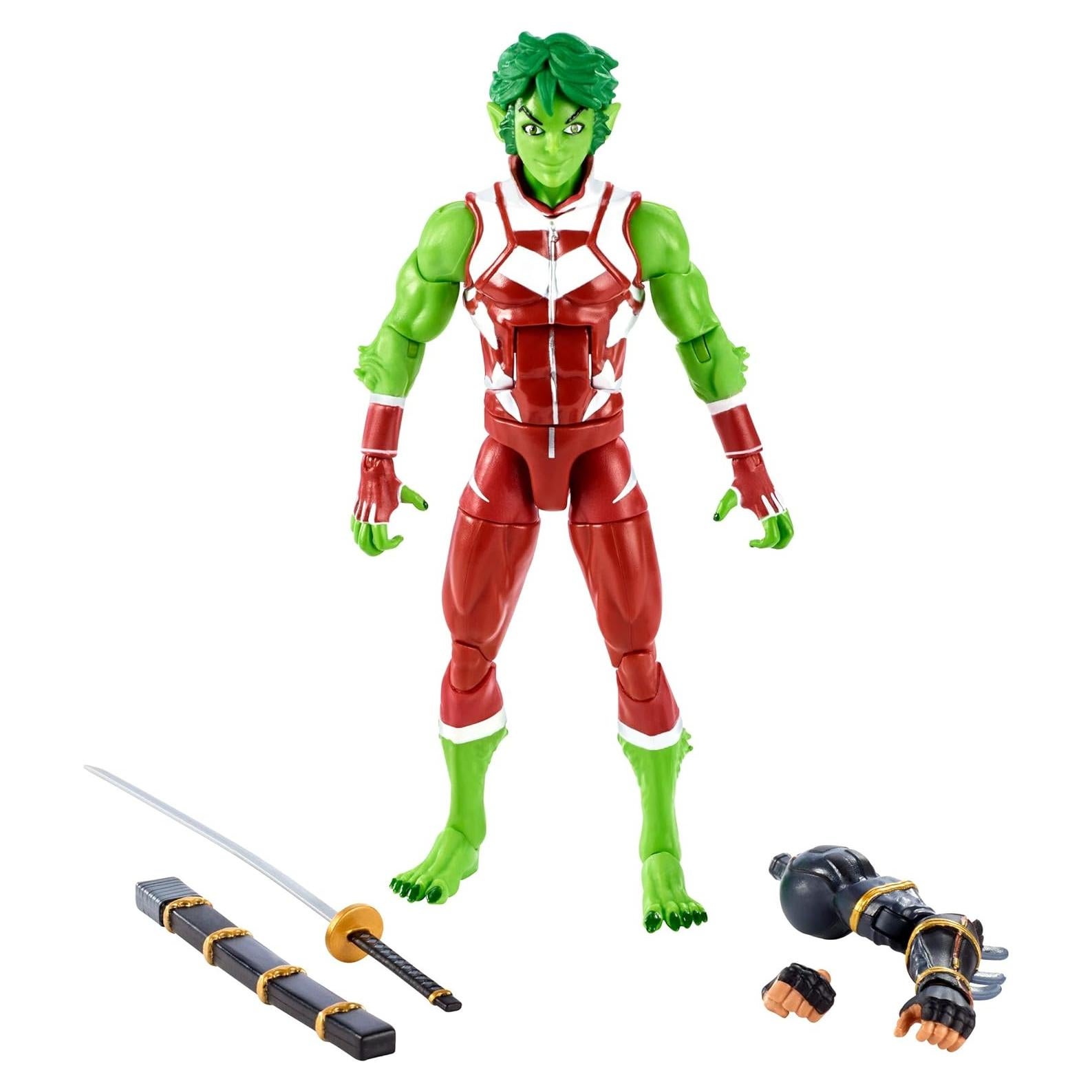 Figura de Acción Beast Boy DC Comics 15.24 cm 21 Puntos Articulación