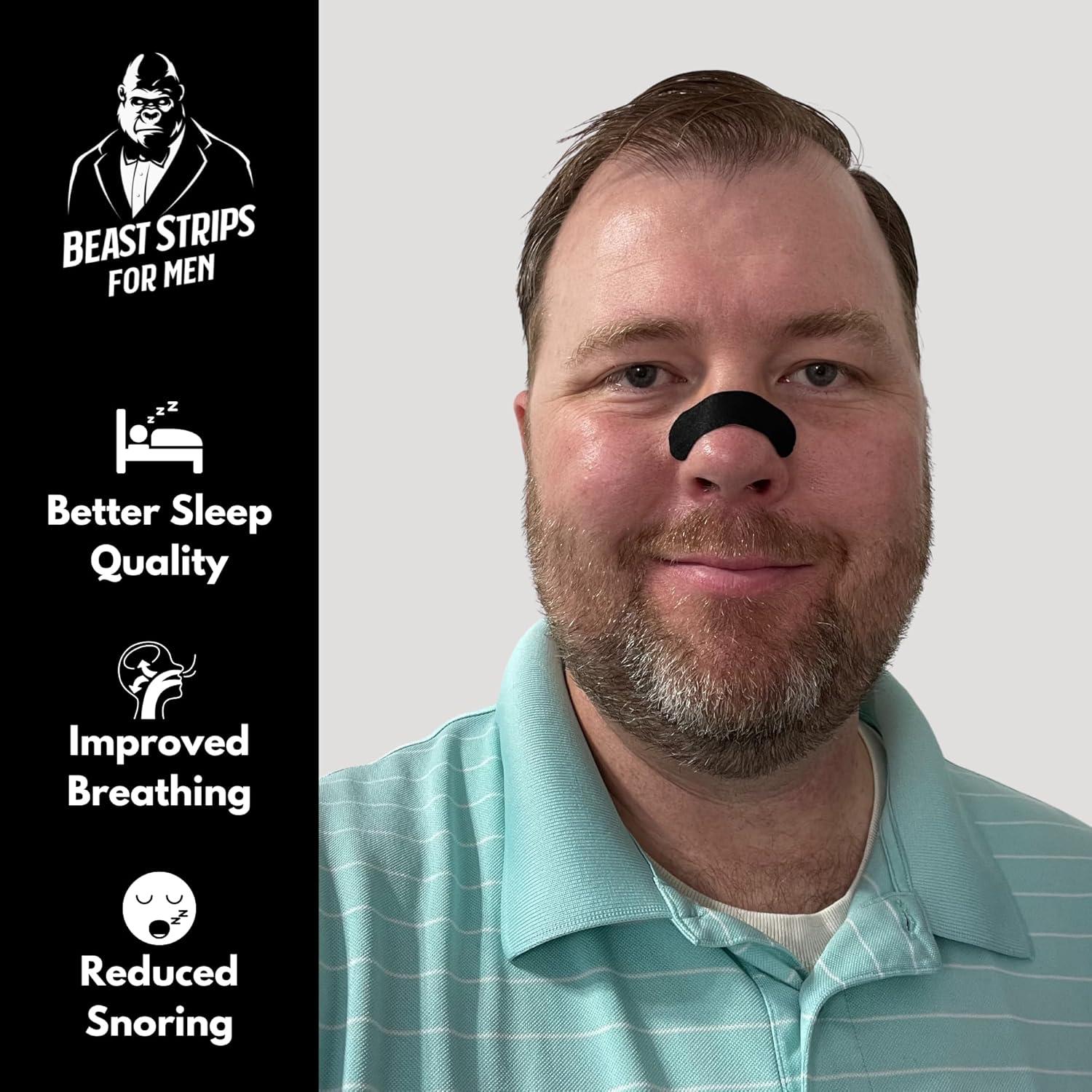 Tiras Nasales Beast Strips 30 Piezas Extra-Fuerte