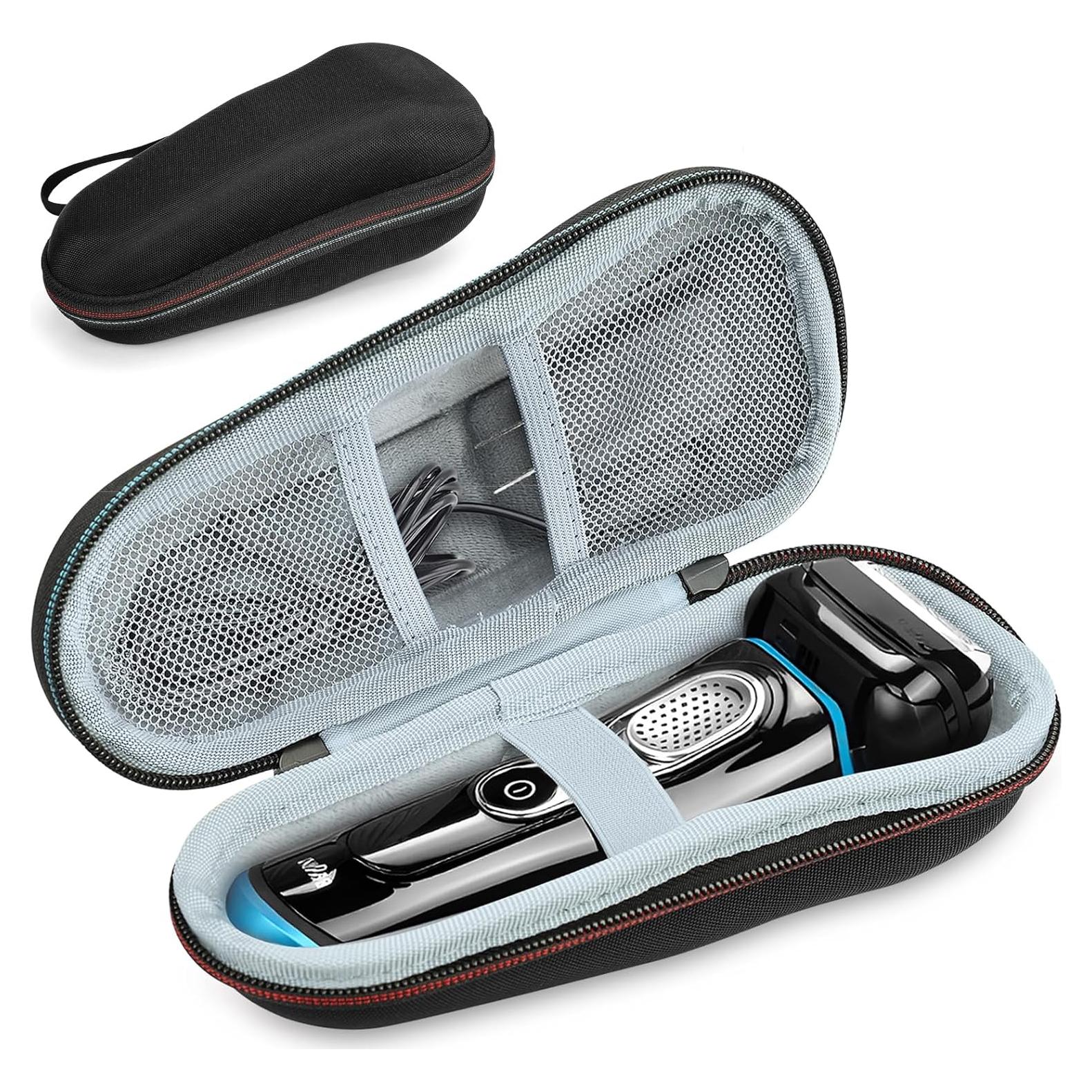 Funda de viaje SyuCeia para afeitadora Braun - Dura y resistente al agua