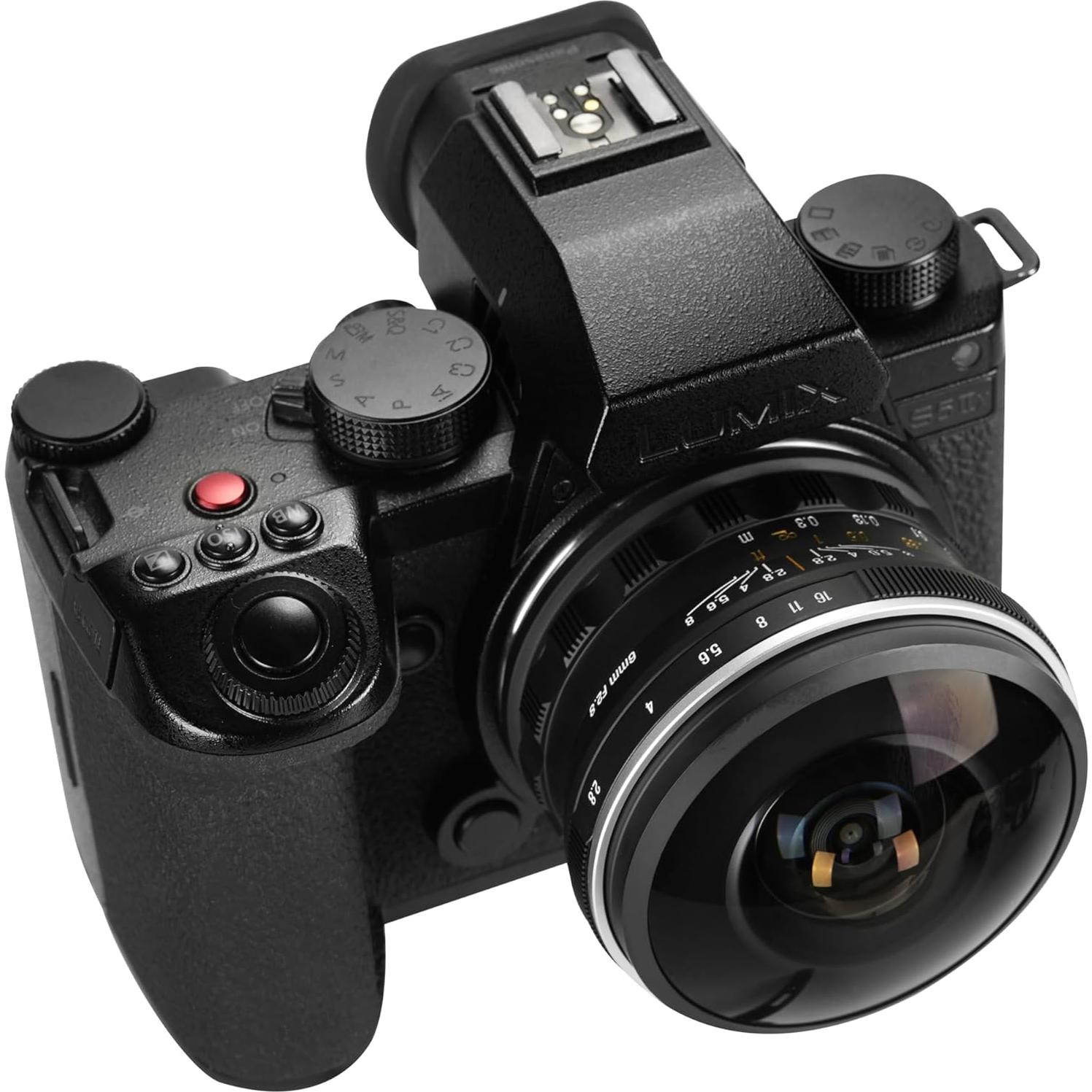 Lente Fisheye Circular AstrHori 6mm F2.8 para Cámaras L