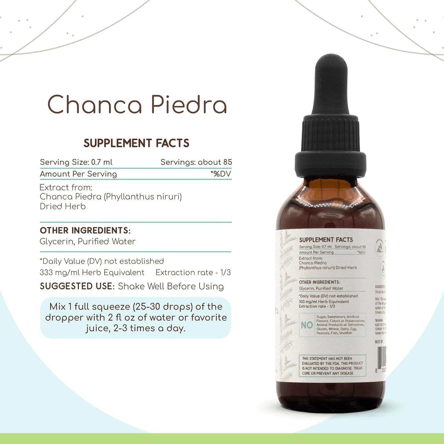Chanca Piedra Extracto Herbal Sin Alcohol 59 ml - HerbEra