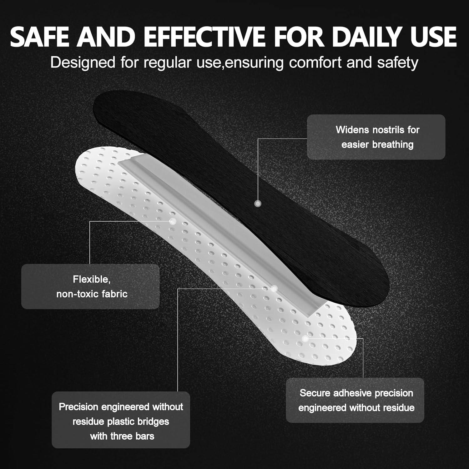 Tiras Nasales DtMxMan 60 Unidades para Mejorar Respiración
