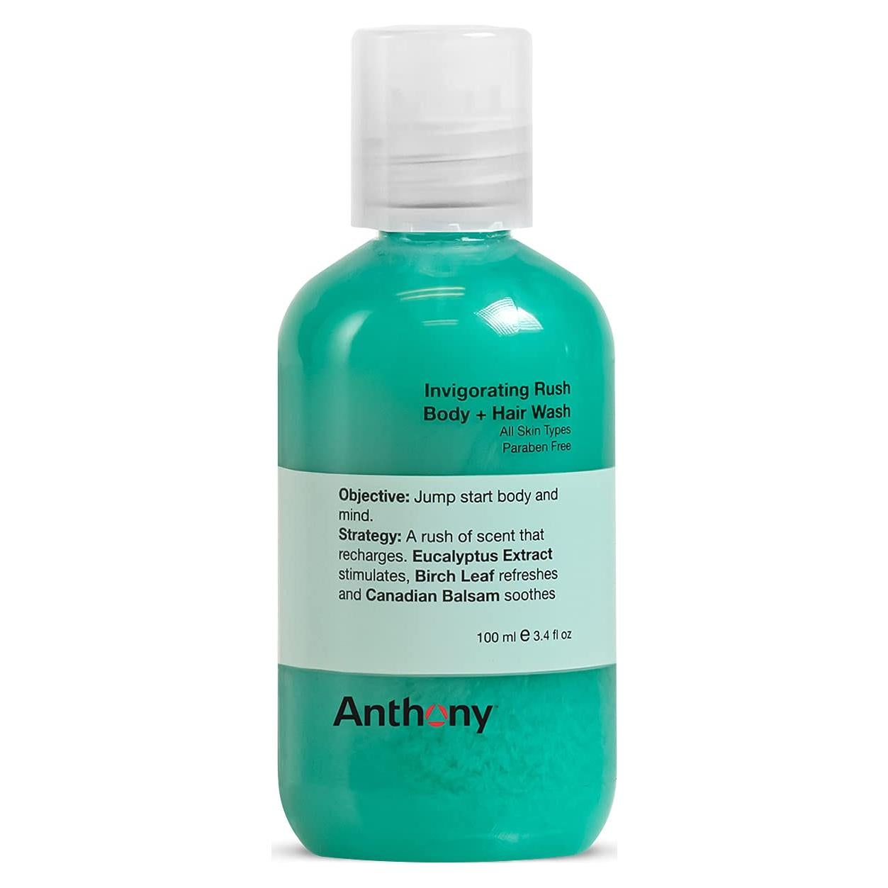 Gel de Ducha y Champú Anthony 2 en 1 100 ml Aroma Madera de Pino