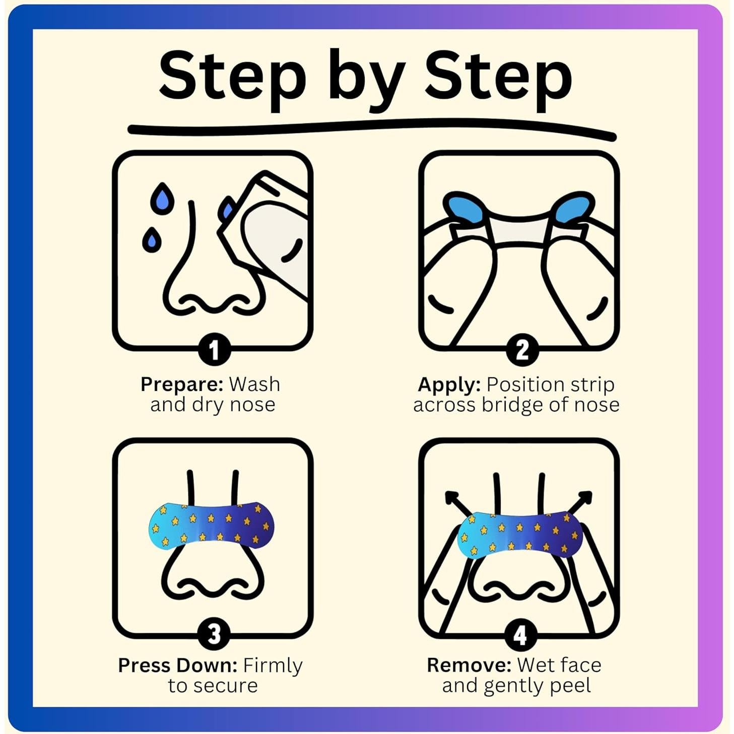 Tiras Nasales MAMA'S para Niños Hipoalergénicas 24 Unidades