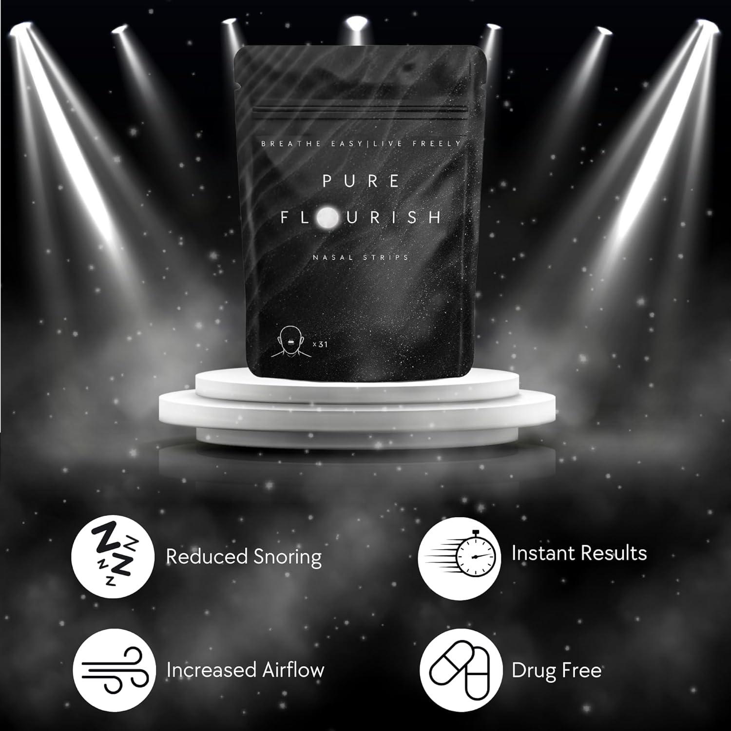 Tiras Nasales Antisnoring Pure Flourish - 31 Unidades