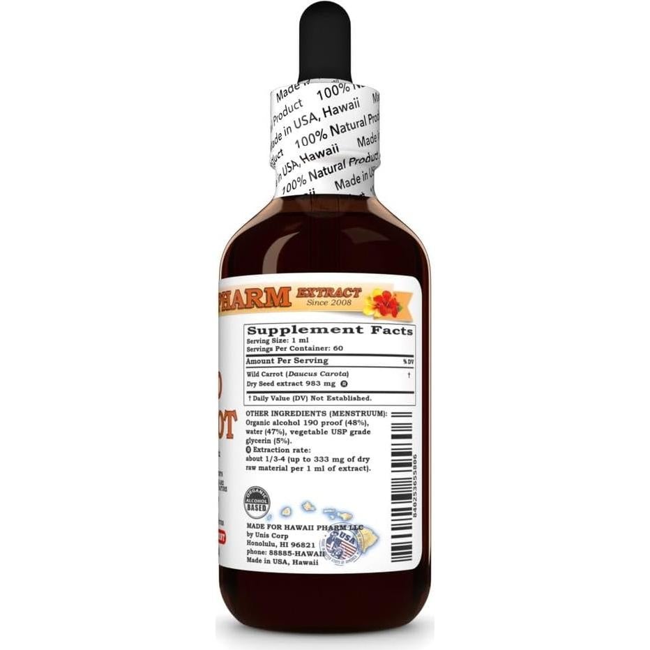 Extracto de Zanahoria Silvestre Hawaii Pharm 60 ml - Piel y Riñones