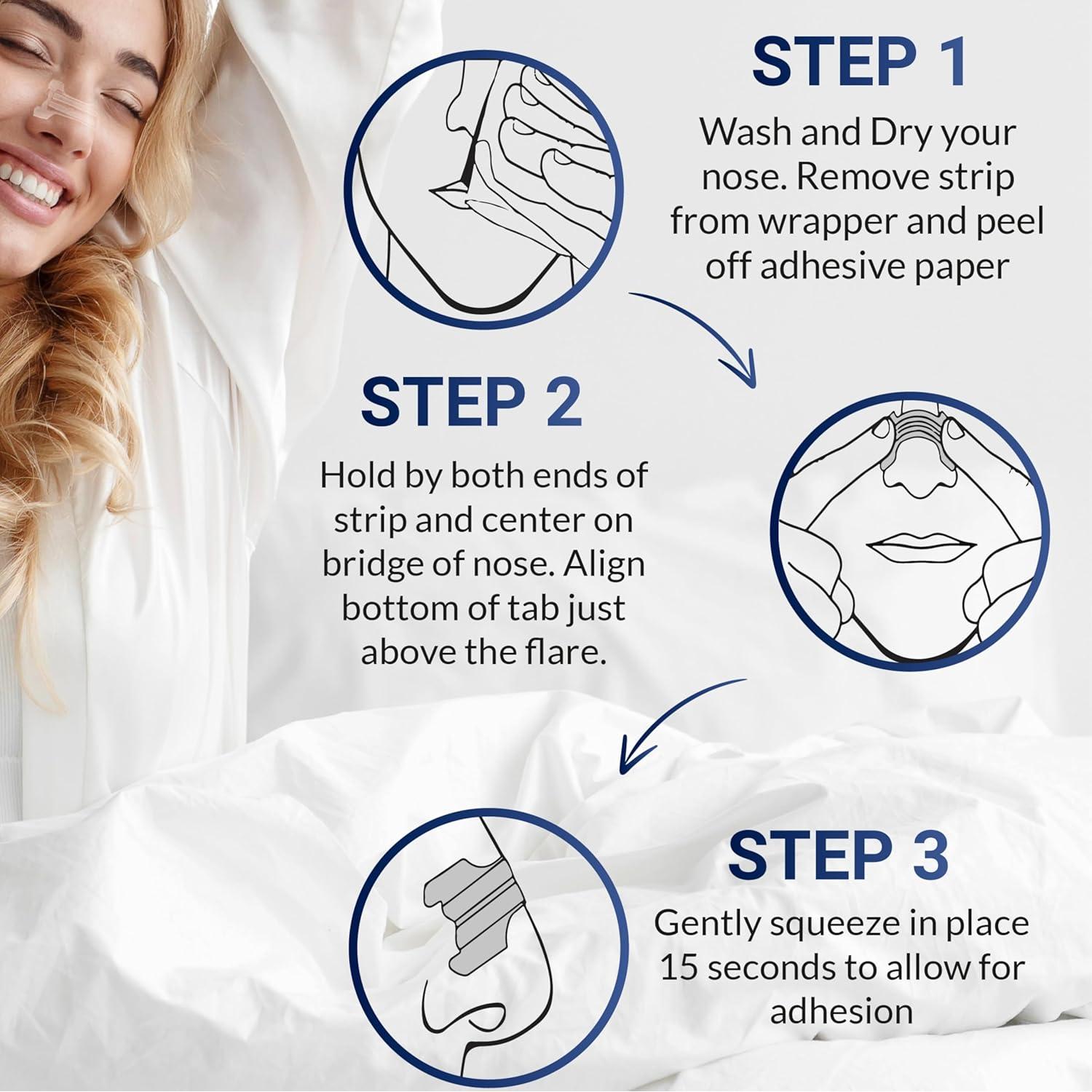 Tiras Nasales XL Good Moon - Fuerza Extra, Sin Ronquidos