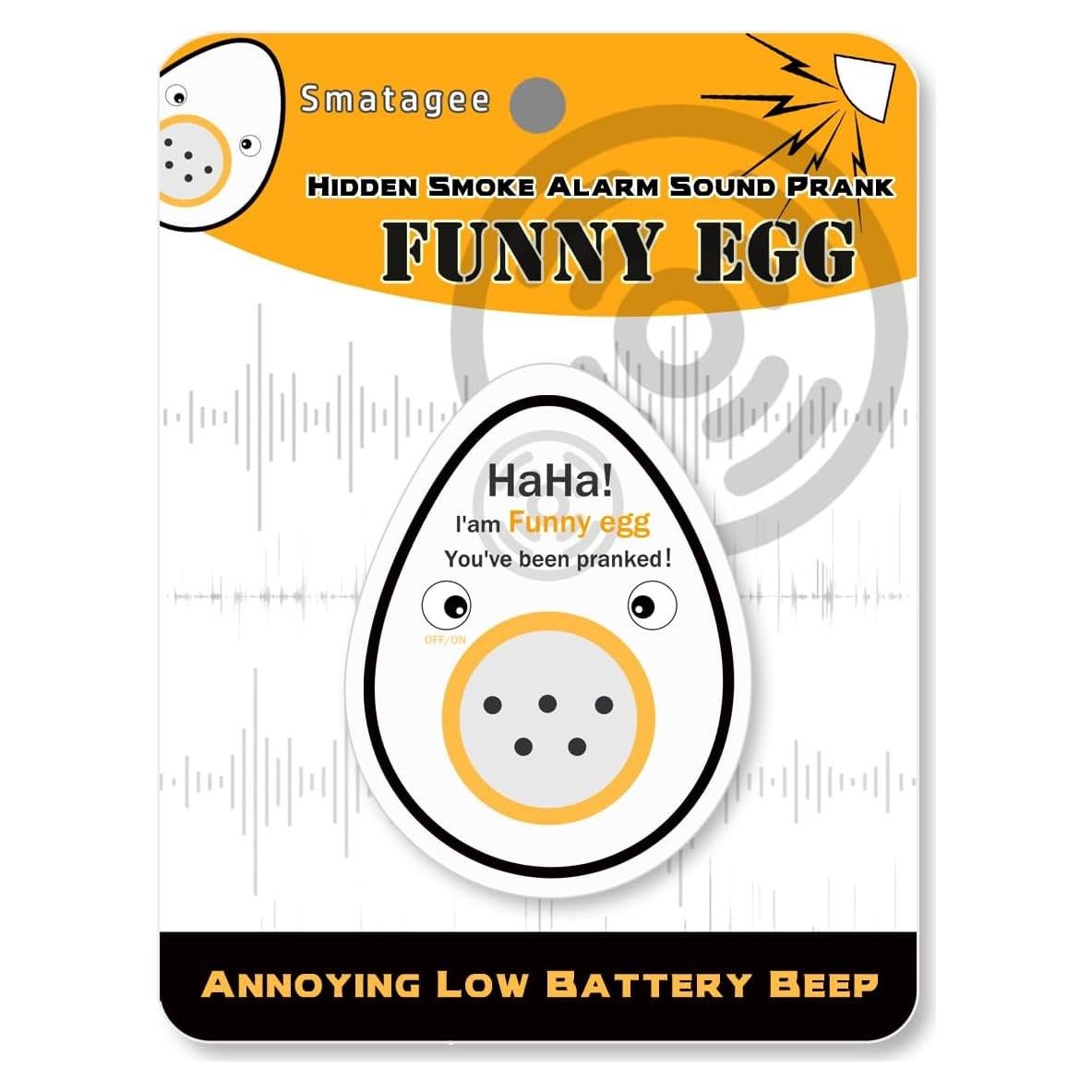 Broma de Huevo Divertido Smatagee con Sonido Molesto