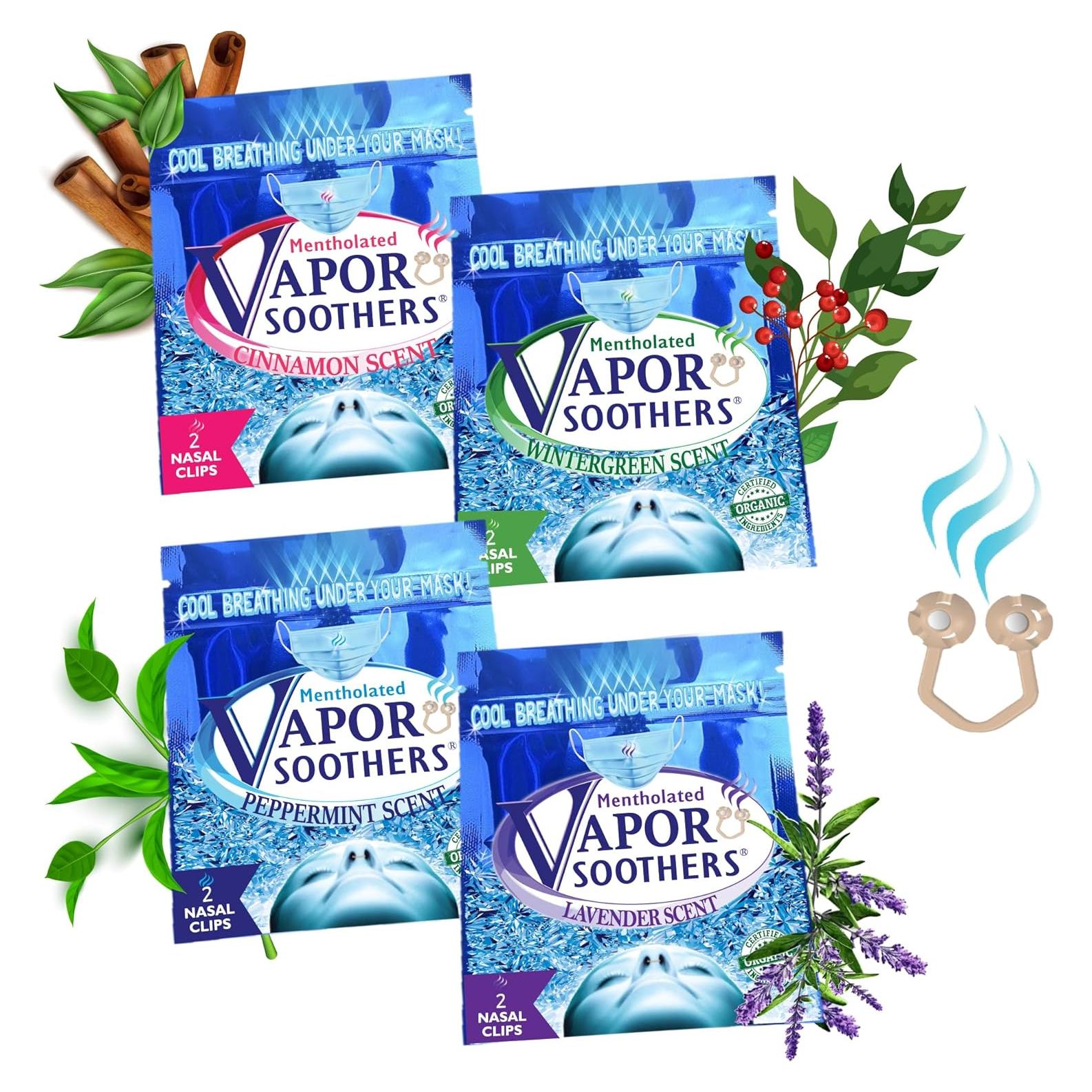 Clip Dilatador Nasal ScentTech 4 Aromas Alivio Congestión