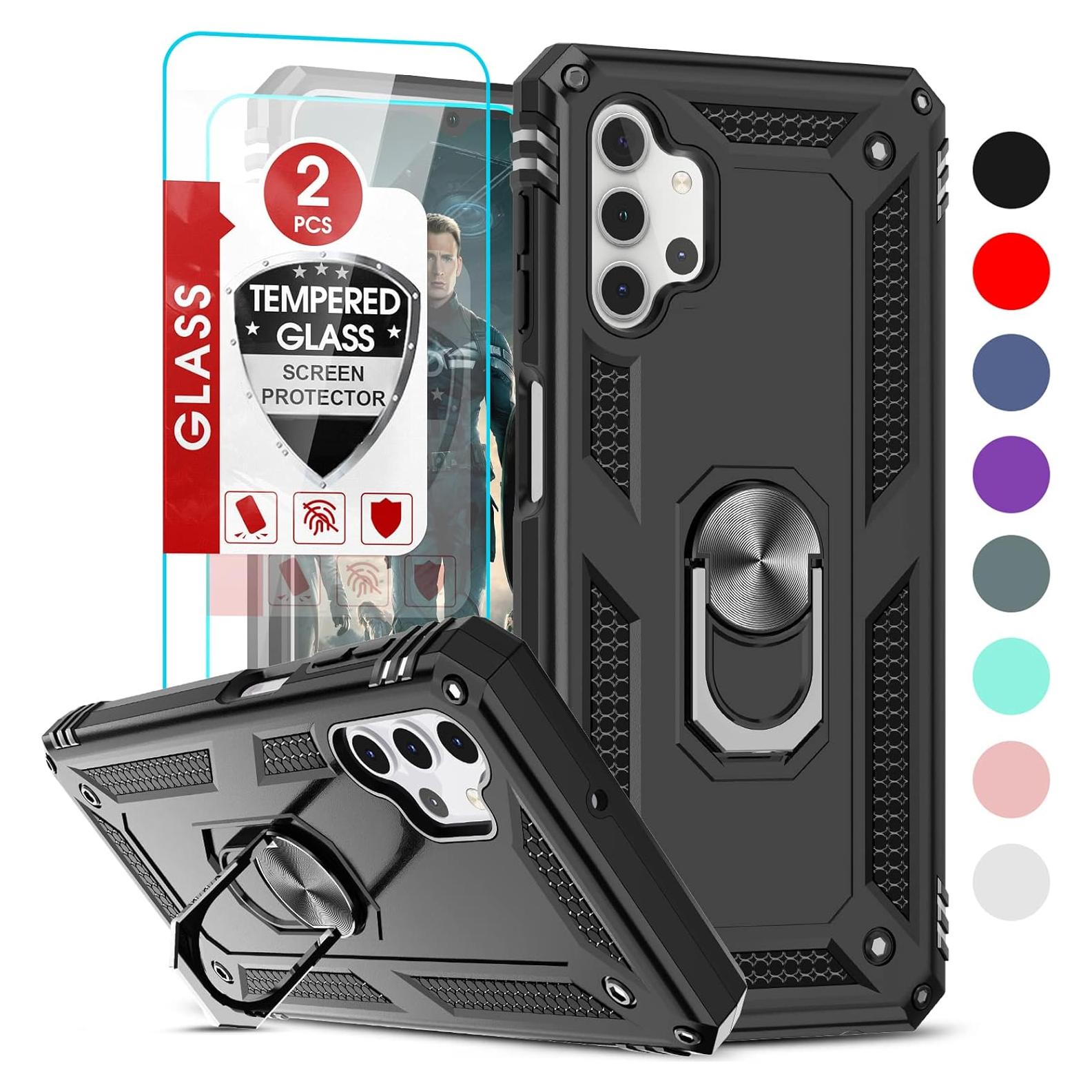 Funda LeYi para Samsung Galaxy A32 5G con 2 Protectores