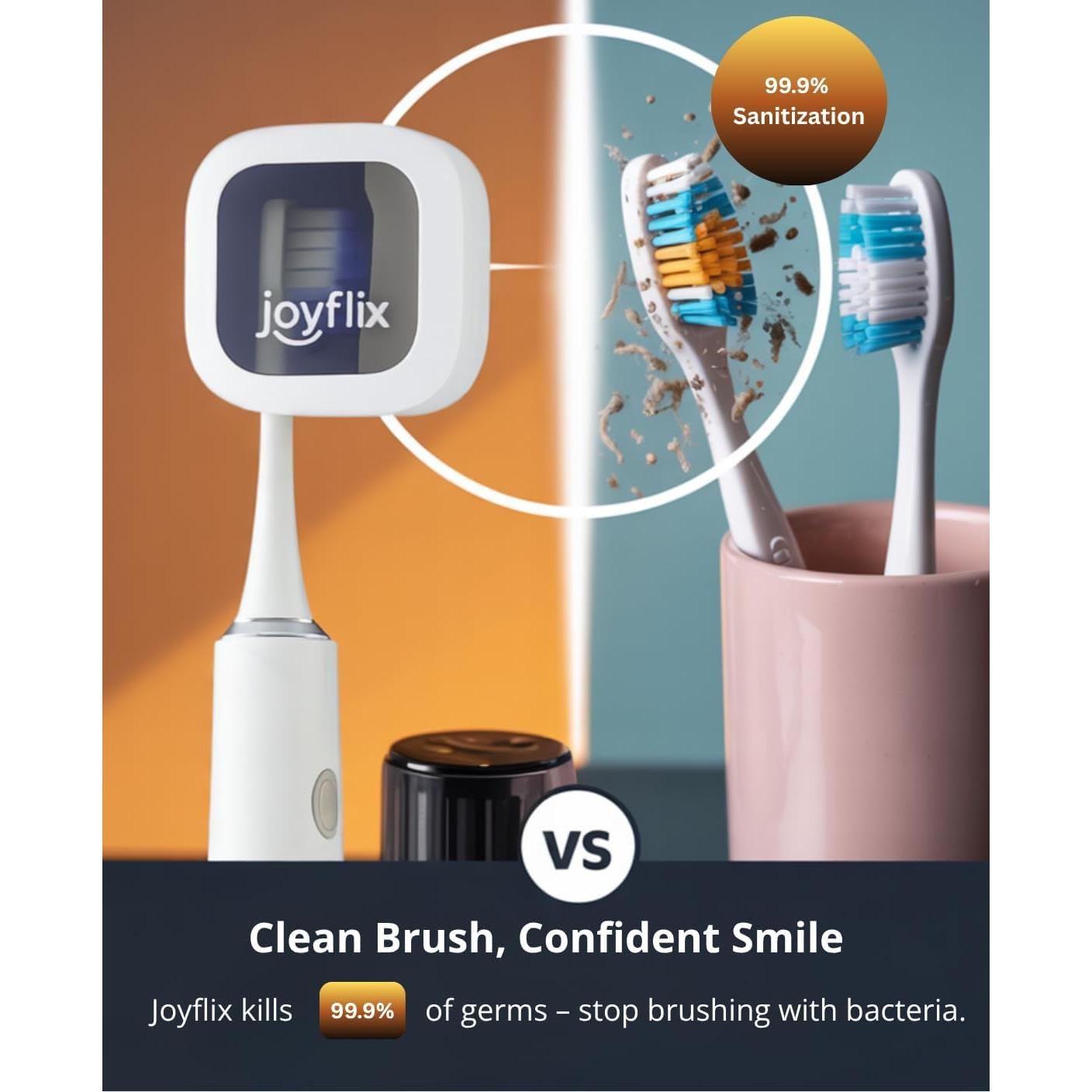 Desinfectante UV-C Portátil Joyflix para Cepillos de Dientes