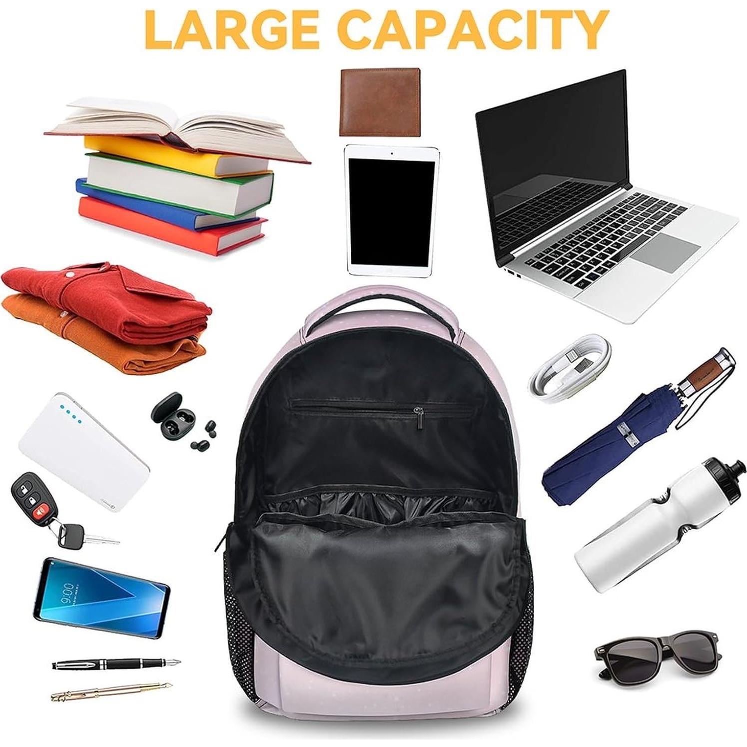 Mochila Escolar UNIKITTY Rosa 40.6x30.5x13.7 cm Ajustable