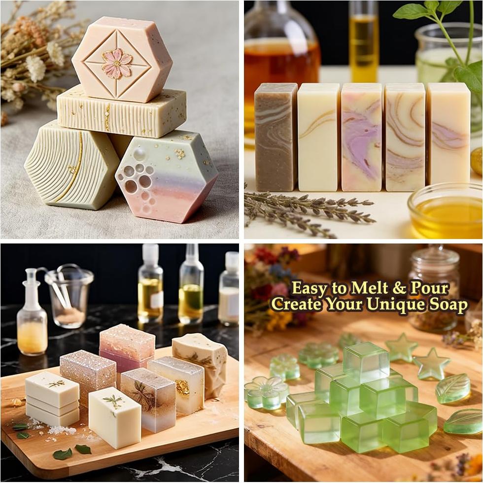 Base de Jabón Derretir y Verter Glicerina 480g Aloe Vera