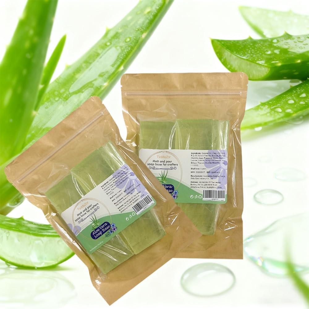 Base de Jabón Derretir y Verter Glicerina 480g Aloe Vera