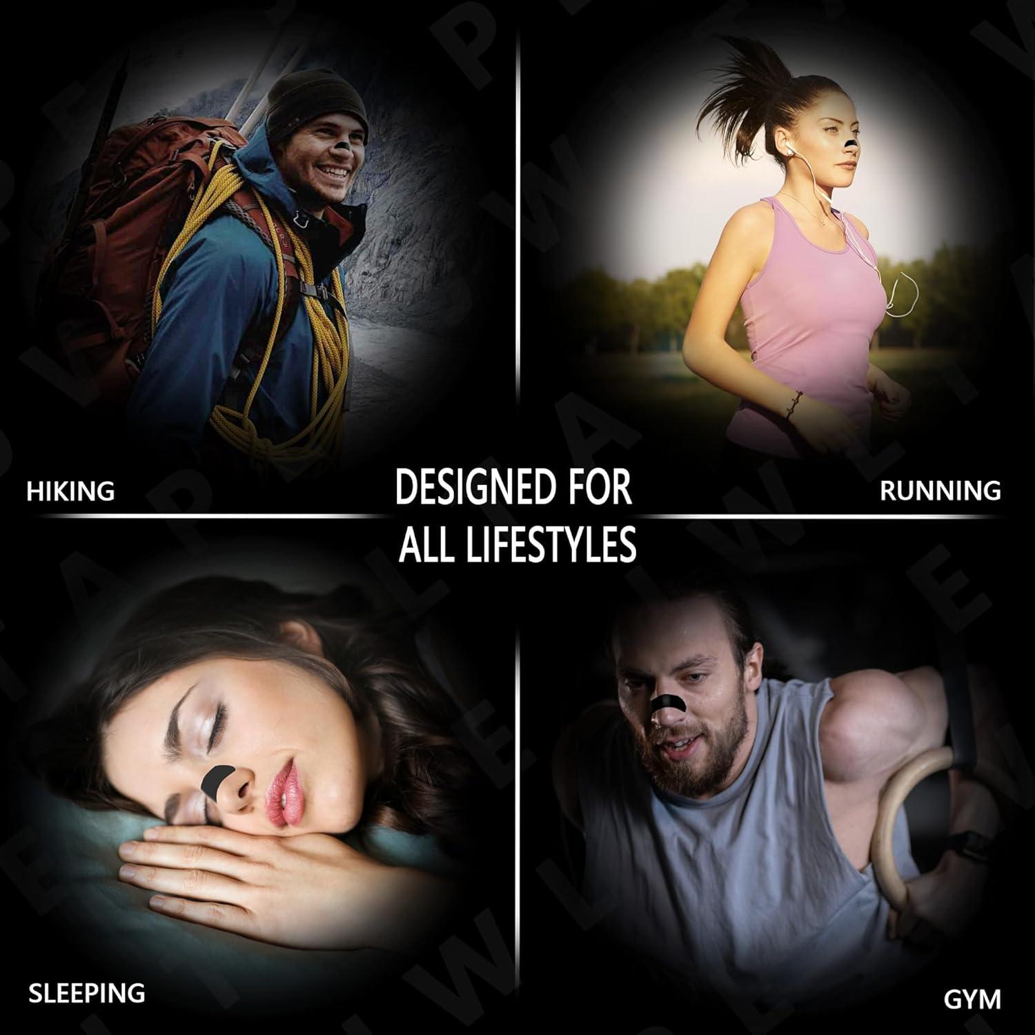 Tiras Nasales JWLTAPE Fuerza Extra 30 Unidades para Dormir y Deporte