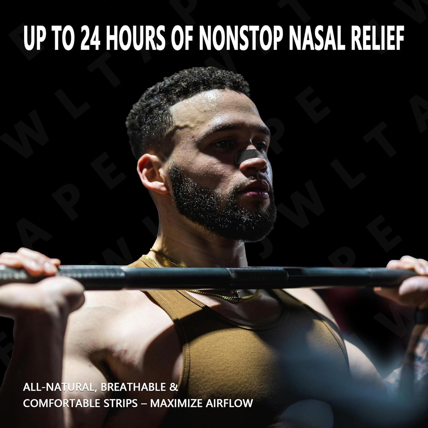 Tiras Nasales JWLTAPE Fuerza Extra 30 Unidades para Dormir y Deporte