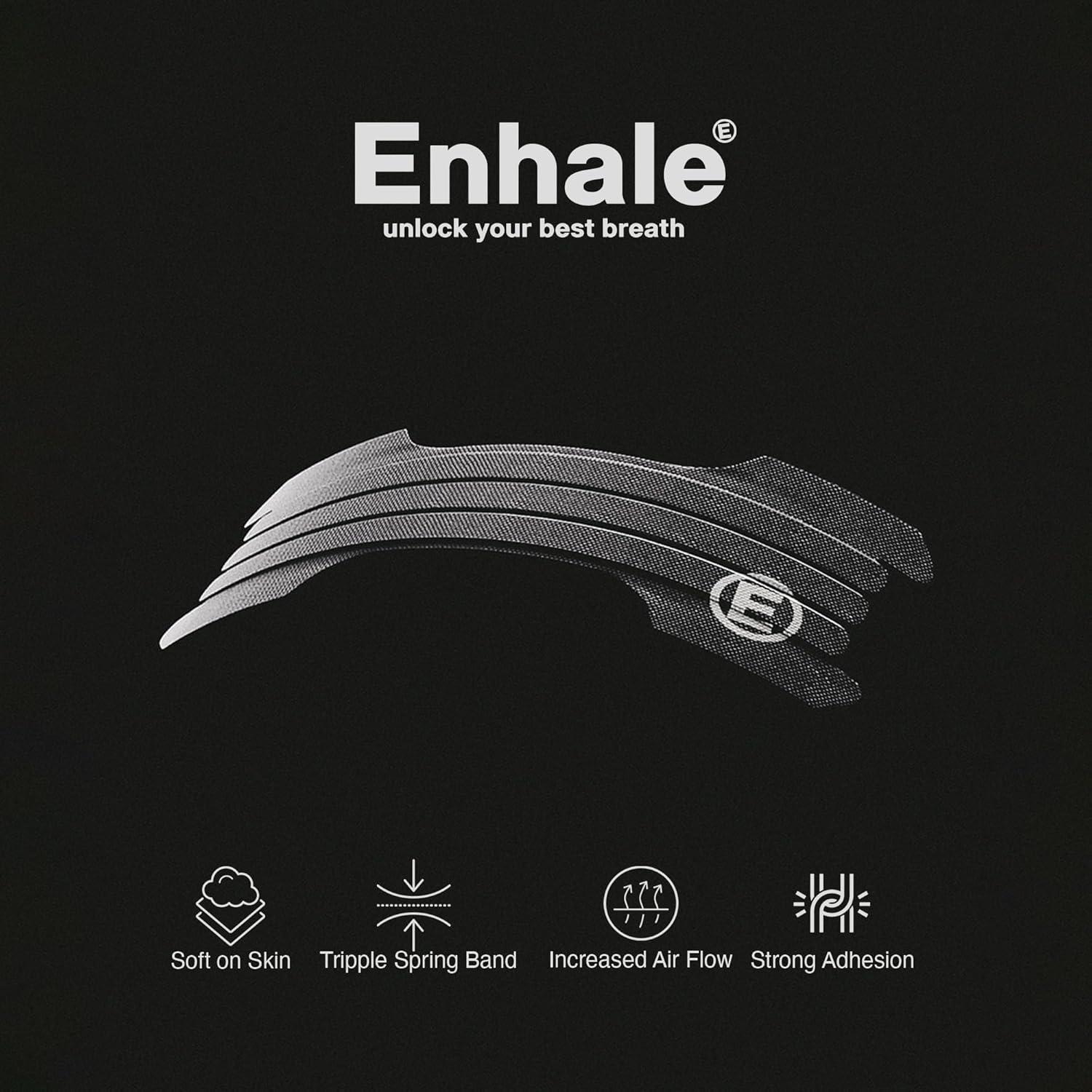 Tiras Nasales Enhale 45 CT - Mejora Respiración y Sueño