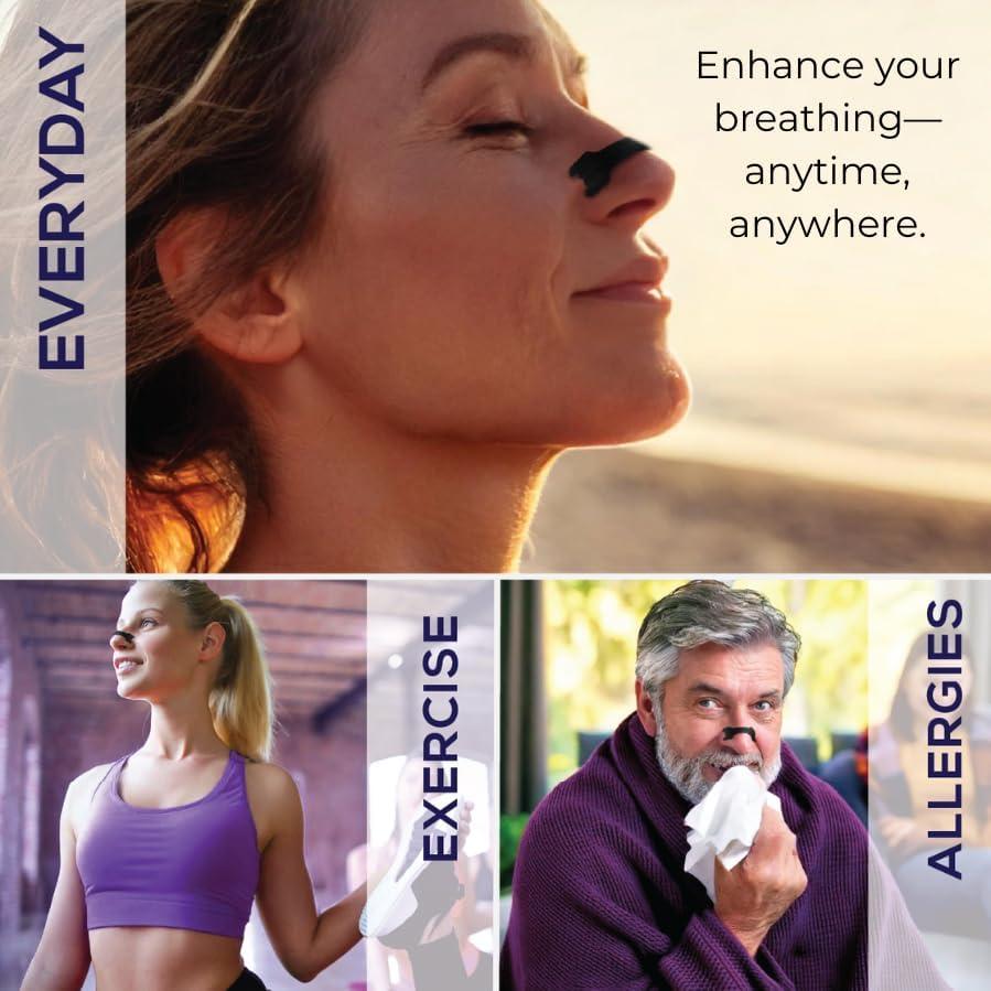 Tiras Nasales Purify Rest para Ronquidos - 50 Unidades