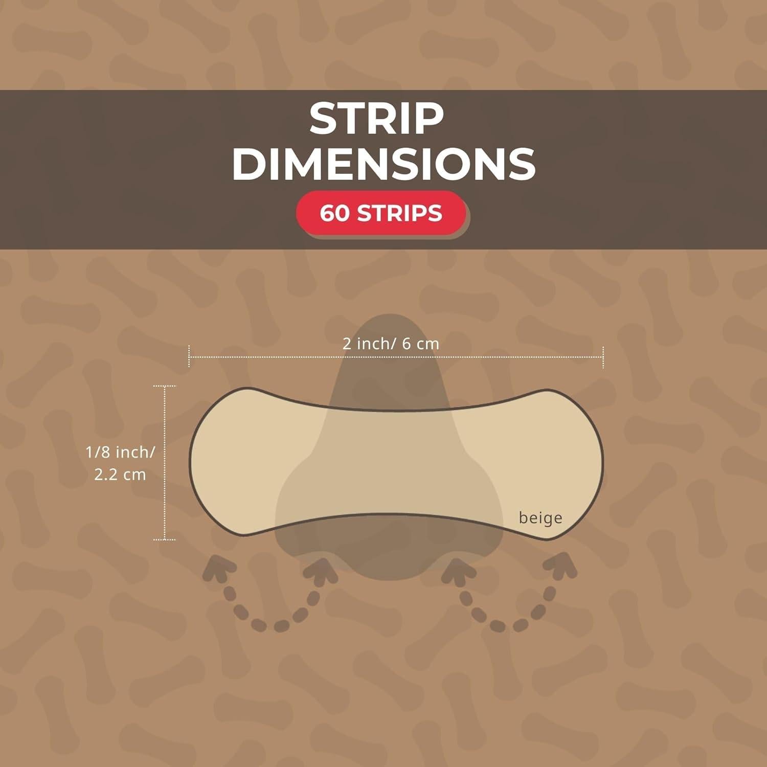 Tiras Nasales THYSOL 60 ct Alivio Congestión y Ronquidos