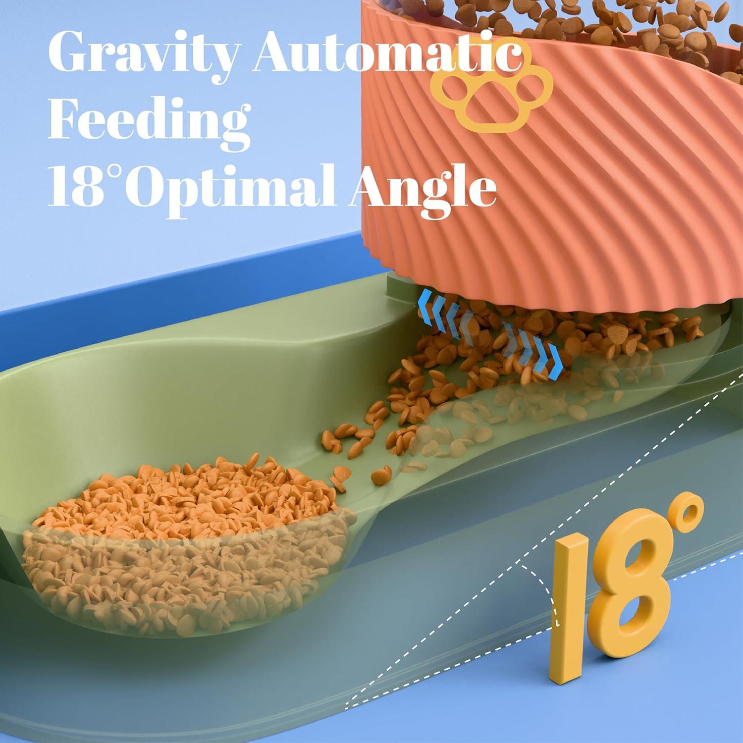 Comedero Automático y Dispensador de Agua NAHANGPET 3.78L