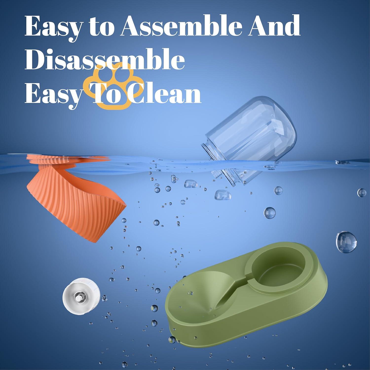 Comedero Automático y Dispensador de Agua NAHANGPET 3.78L