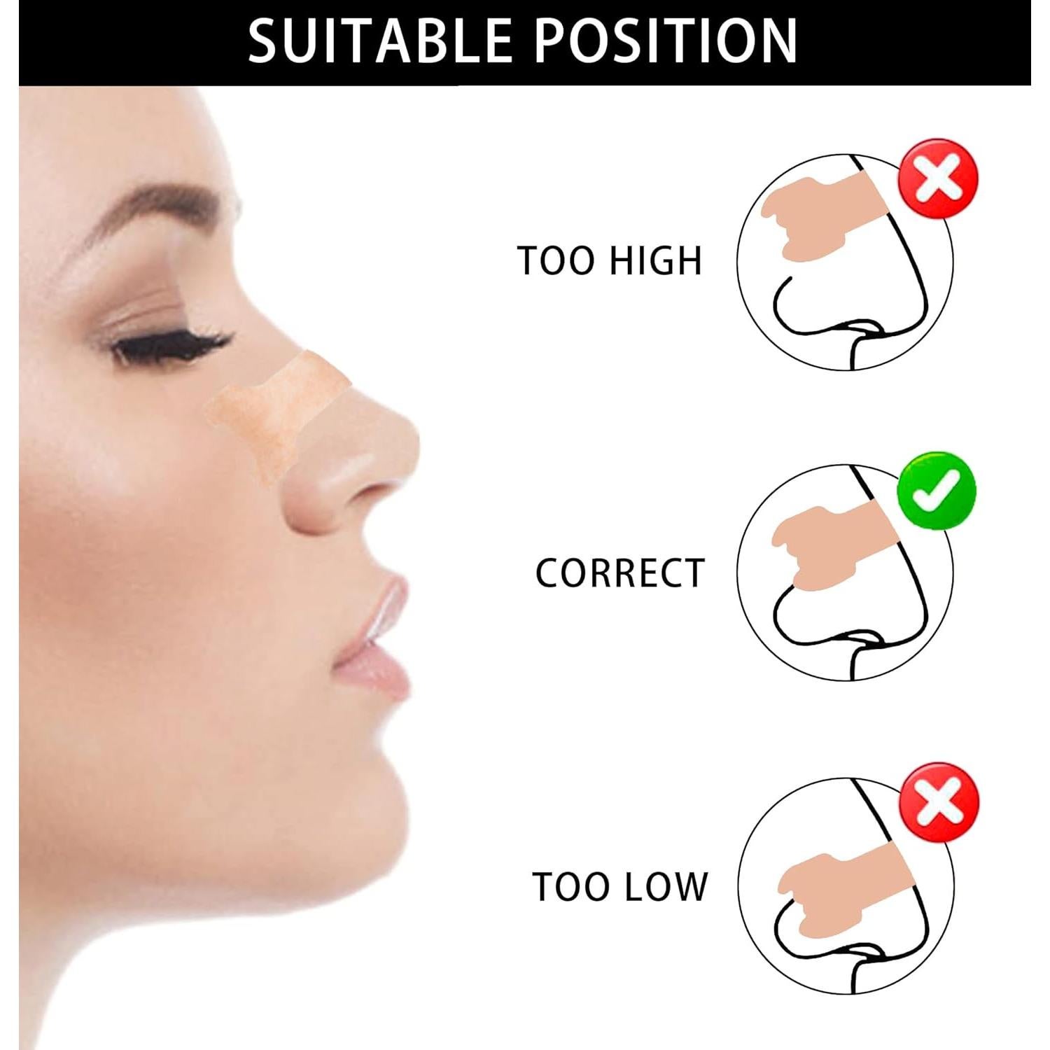 Tiras Nasales Antisnoring WAYLIT 30 Unidades Alivio Congestión