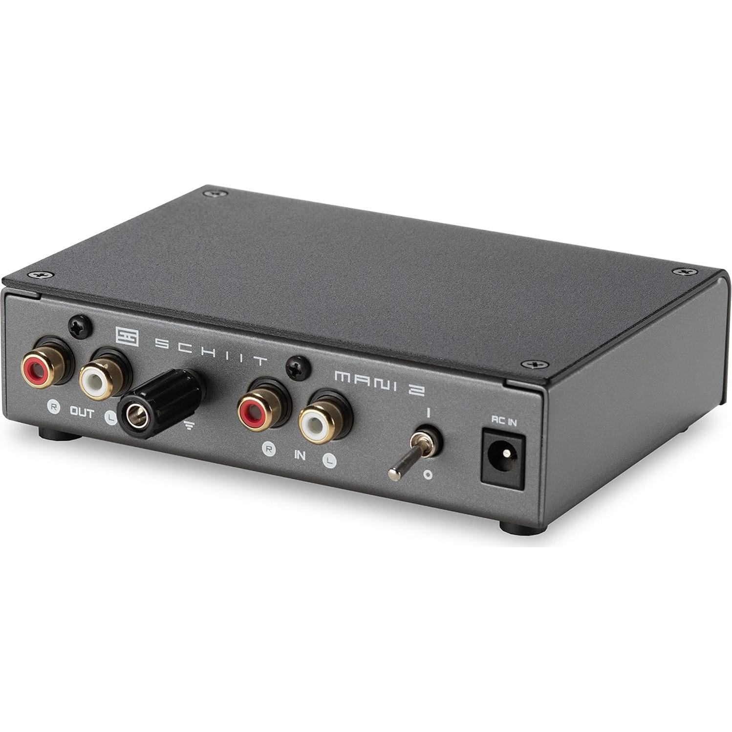 Schiit Mani 2 Previo de Phono MM MC MI Negro - Bajo Ruido