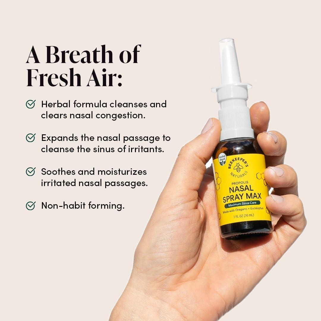 Spray Nasal Descongestionante Beekeeper's Naturals 30 ml